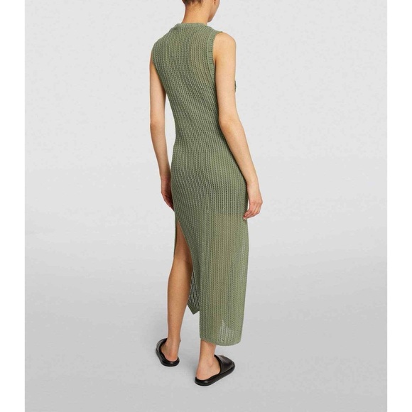 Rag and bone Elegant Green Sleeveless Knit Dress - Picture 8 of 9